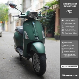 Vespa Sprint iGet ABS 125 2018 Xanh