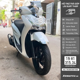 Xe Máy Honda SH 150i CBS 2022 TRẮNG ( 19H1-315.34 )