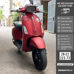 Xe Máy Vespa Sprint iGet ABS 125 2017 Đỏ ( 29E2-223.73 )