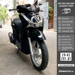 Xe Máy Honda SH 125i CBS 2021 Đen ( 29H2-291.81 )